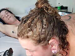 My wife love to be a slut in cam - Part 1: the sloppy deepthroat blowjob