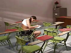 Watch Young girl Gia fucked by her teacher on jealous son forced desk