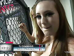 Being the victor in the arena lands him the hot blonde that loves rough anal