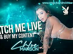 Chloe Manson&039;s Passionate Dance and Striptease in Pink Bikini