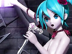 Hatsune Miku - avas adamd Nude Dance 3D HENTAI