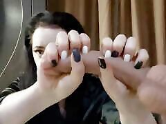 Dark and nasty dick destruction from Mistress Lara